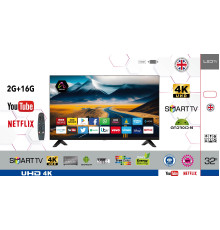 Телевизор с голосовым управлением Smart LED TV- 4k, 2/16, 32 дюйма (10)