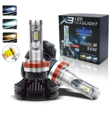 Автомобильные LED лампы X3-H11 (50)